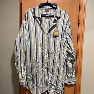 Thomas Dean striped shirt - 3XLT